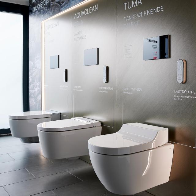 3 toiletter i showroom